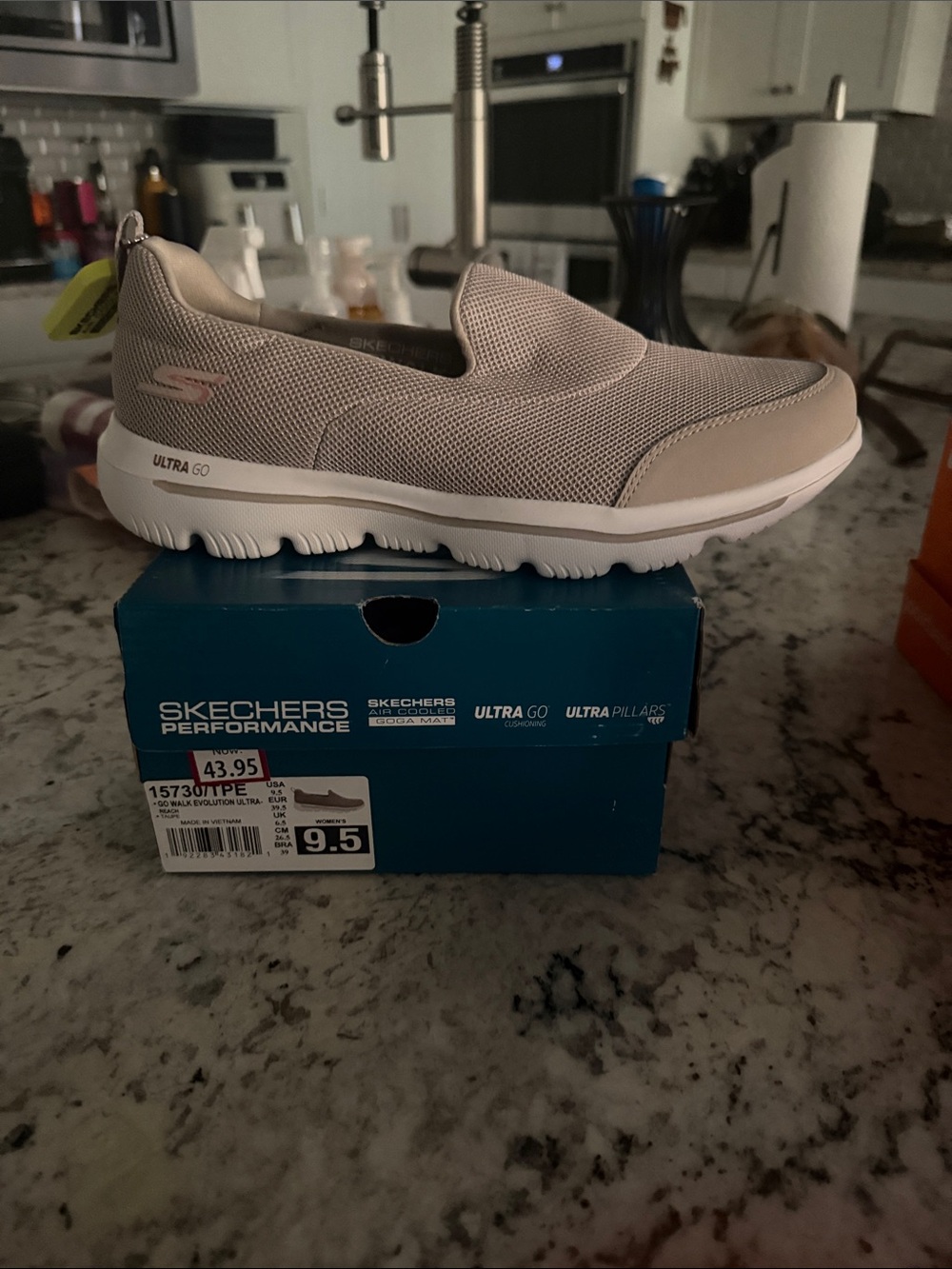 Skechers Women's  Slip-On Casual Shoe in Light Taupe